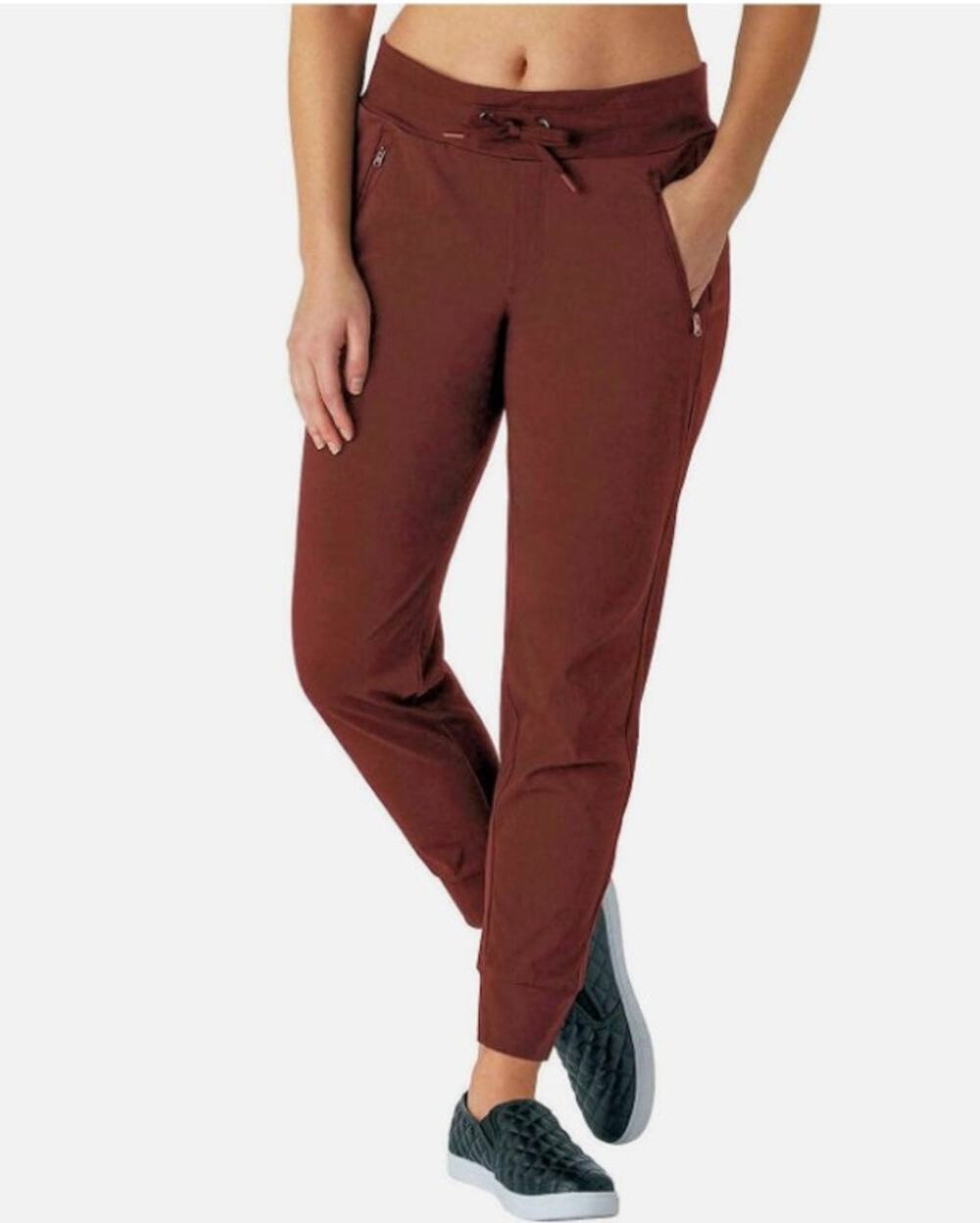Member's Mark Rust Red Woven Trek Jogger Stretch Pants w/Pockets XXL